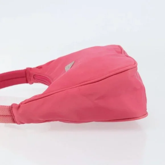 PRADA Hand Pouch Nylon Pink Auth 157315V - Picture 6 of 16